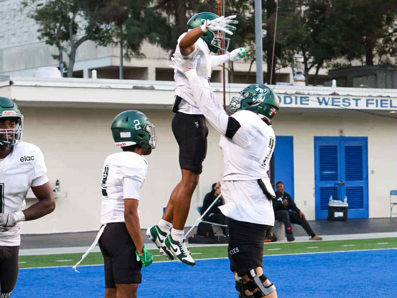 Offense Breaks Out as Huskies Get by Dons for First Win