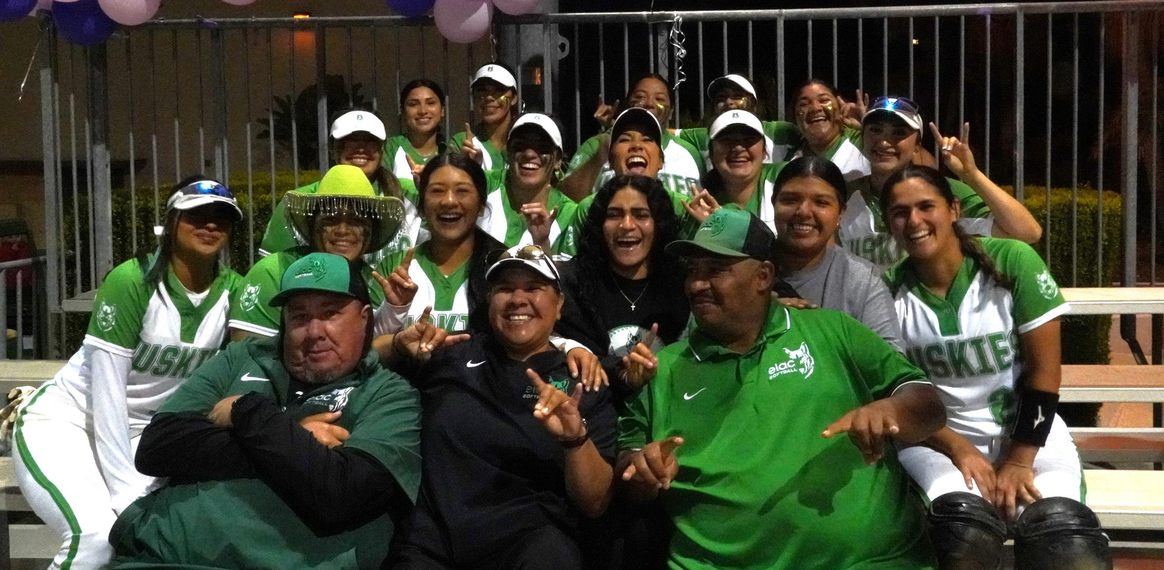ELAC Softball Celebrates Women's History Month by Taming Rattlers