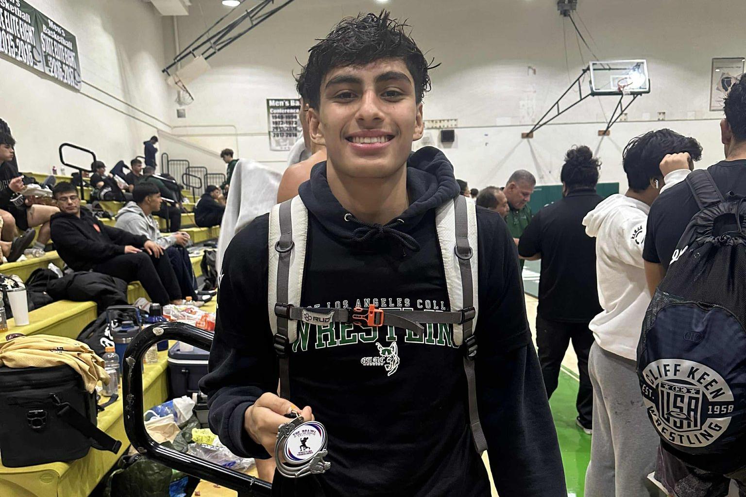 Govea Nets Silver as Huskies Host Annual Brawl