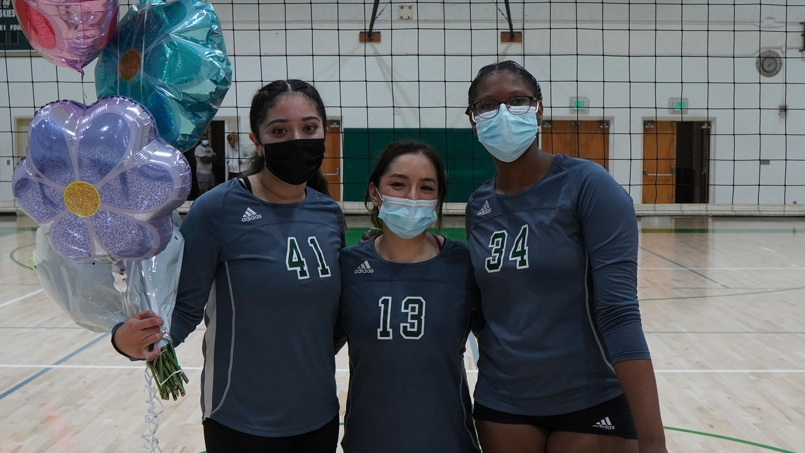 The three sophs: Katherine Chiquini, Bianca Ramirez and Zasha Hayes