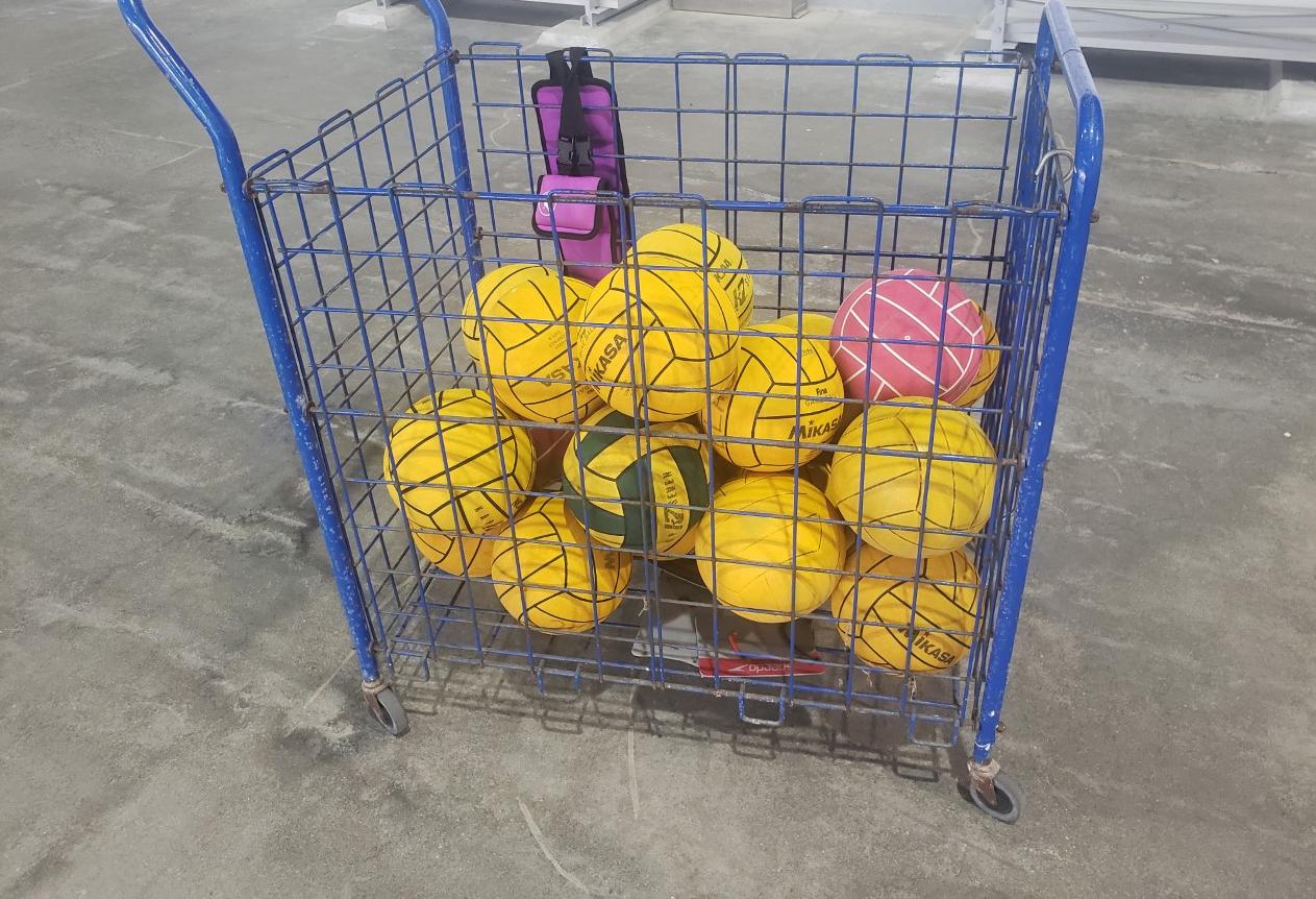 The water polo balls are out. And you know what that means...
